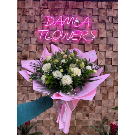 PEMBE PAKET BEYAZ LİSİANTHUS